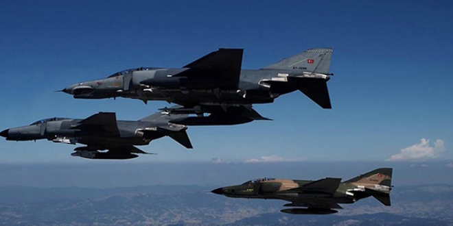 F16'lar vurdu... 5 terörist öldürüldü!