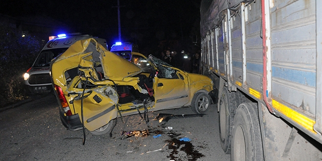Zonguldak'ta trafik kazas: 1 l, 3 yaral