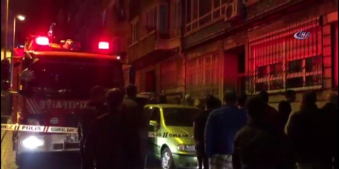 Şişli'de bulunan özel bir okulda yangın çıktı