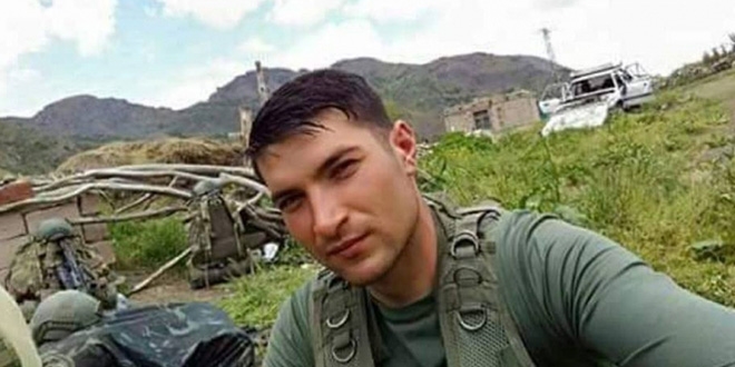 Şehit uzman çavuş'un naaşı memleketine uğurlandı