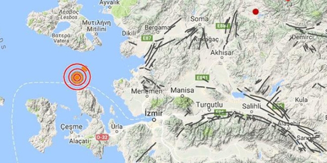 zmir'de korkutan deprem