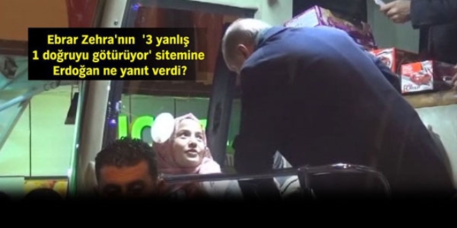 Erdoğan ile Zehra'nın 'TEOG' diyaloğu