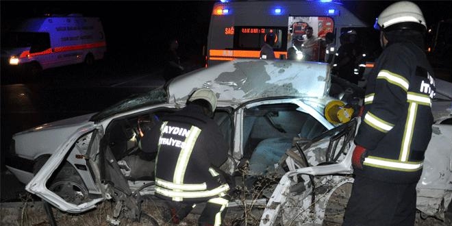 Aydın'da trafik kazası: 2'si ağır 9 yaralı