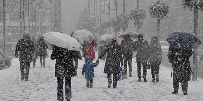 Meteoroloji'den kuvvetli 'kar yağışı' uyarısı-haritalı