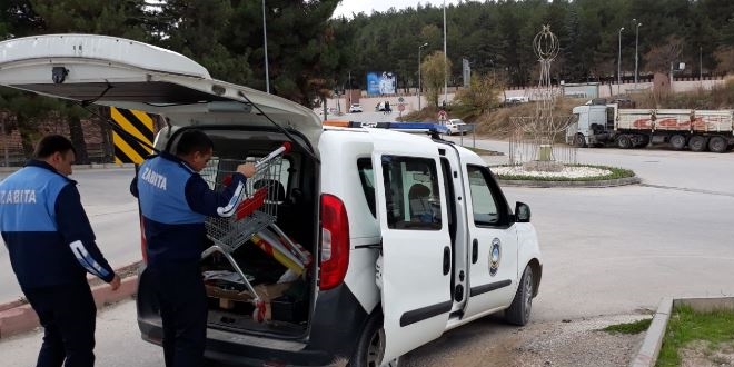 Zabıtanın alışveriş sepeti çilesi