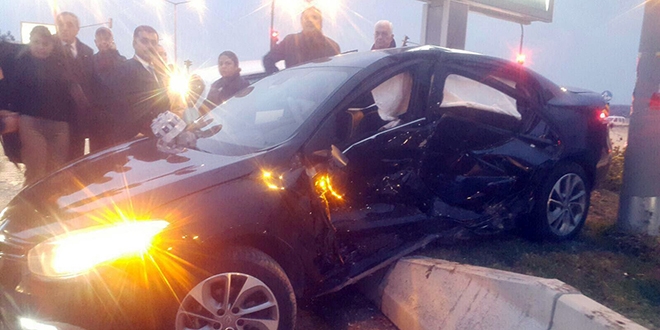 CHP'li belediye başkanı, trafik kazası geçirdi