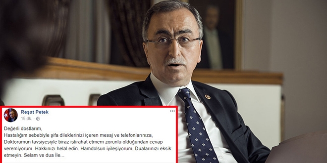 AK Parti Burdur Milletvekili Petek anjiyo oldu