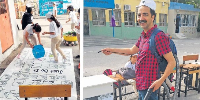 Oyunlarla fark yaratan öğretmen