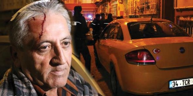 Taksici, boğuştuğu gaspçının kimliğini aldı