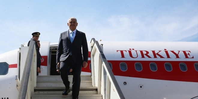 Başbakan Yıldırım, Birleşik Krallık'a gitti