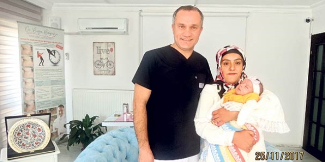Akupunkturla gelen mucize bebek Elanur