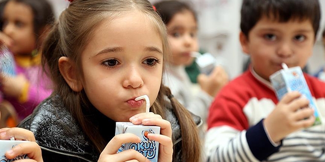 Okul sütü ihalesi yapıldı