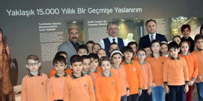 Dersi müzede işlediler