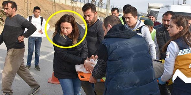 Doktor, yoldan geçerken hayat kurtardı