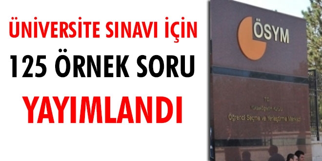 Temel Yeterlilik Testi için örnek sorular yayımlandı
