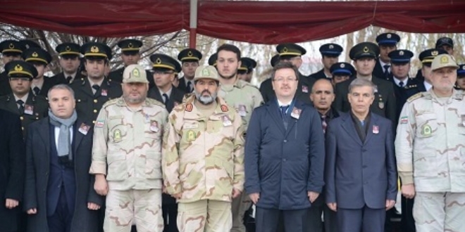 İranlı şehit astsubay törenle uğurlandı