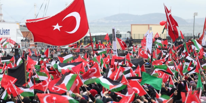 'Kudüs İslam'ındır' mitingi Yenikapı'da başladı