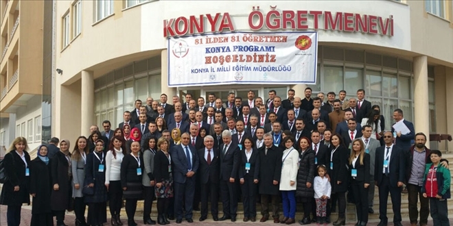 81 ilden 81 öğretmen Konya'da buluştu