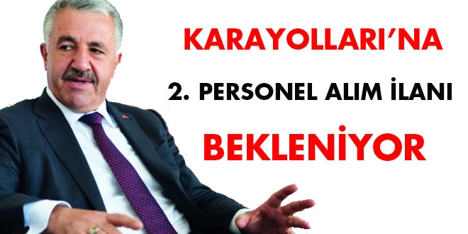Karayolları'na 2. personel alım ilanı bekleniyor