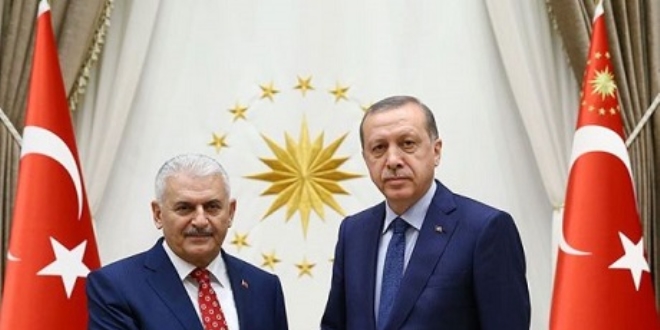 Cumhurbaşkanı Erdoğan, Başbakan Yıldırım'ı kabul etti