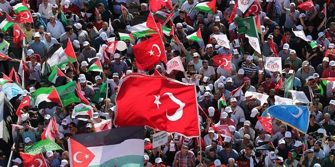 STK'lardan 'Kudüs'e Özgürlük, İnsanlığa Barış' mitingi