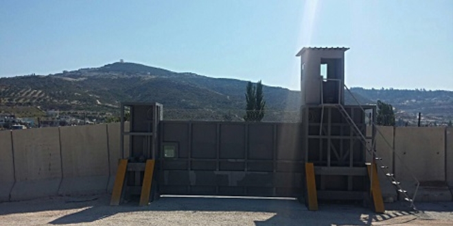 Hatay sınırındaki modüler duvar çalışmalarında sona gelindi