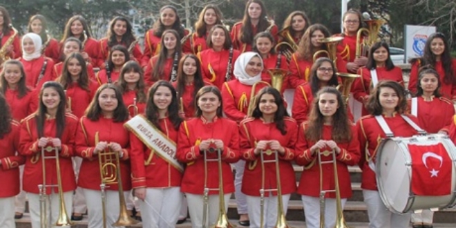Bu lisenin 57 yıldır bando takımı var