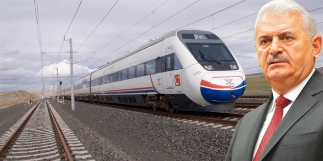 Başbakan'dan Adıyaman'a hızlı tren müjdesi