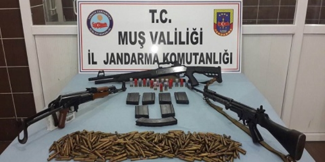 Muş'ta silah kaçakçılığı operasyonu: 1 gözaltı