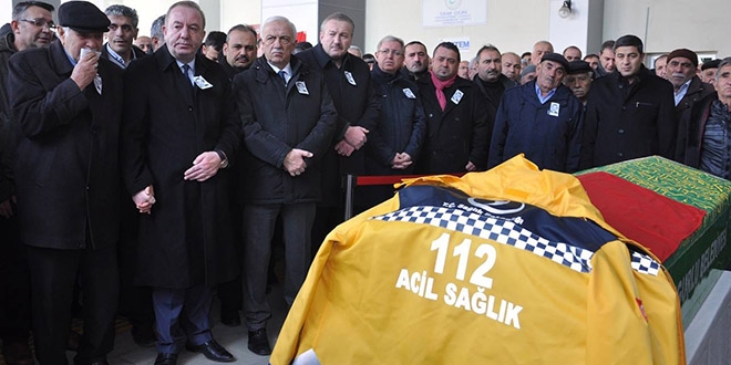 Kazada ölen sağlık memuru toprağa verildi