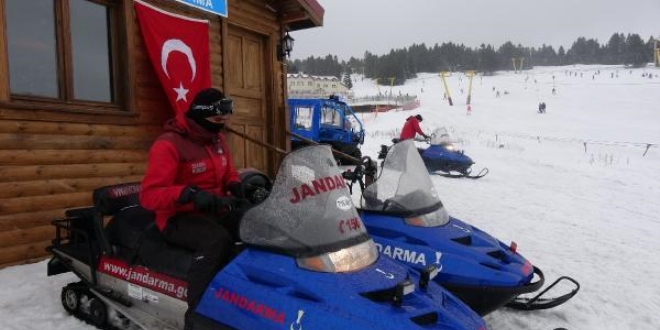 Jandarmadan Uludağ'da yılbaşına özel önlem