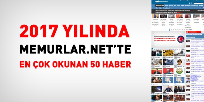 2017'de en çok okunan 50 haber