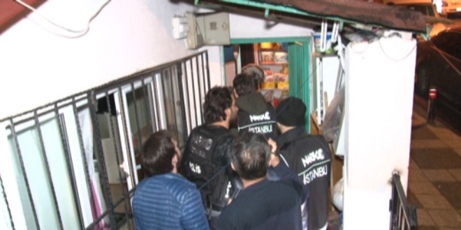 Ümraniye'de şafak vakti narkotik operasyonu