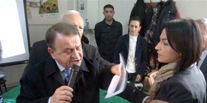 Köylüleri azarlayan görevli açığa alındı