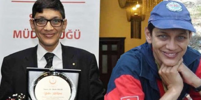 Doktor eşine verilen ödülü, gözyaşlarıyla aldı