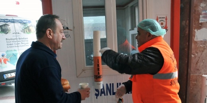 Şanlıurfa'da her gün 25 bin kişiye çorba ikram ediliyor