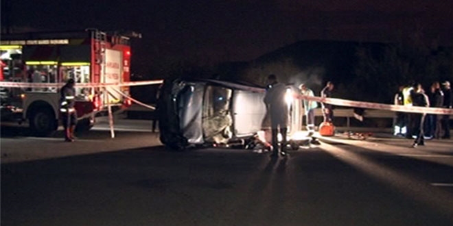 Ankara'da feci kaza: renciler kamyona arpt