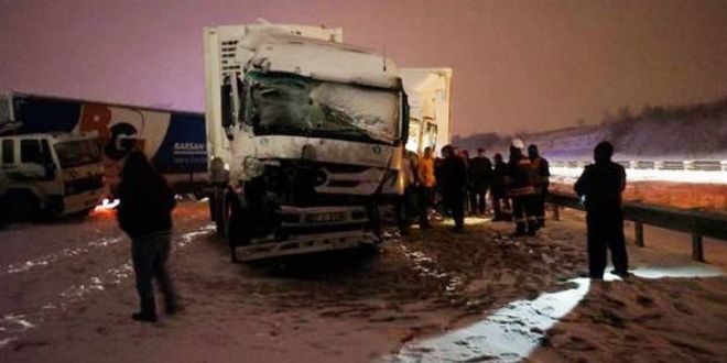 Edirne-Kapkule TEM otoyolu trafie kapand