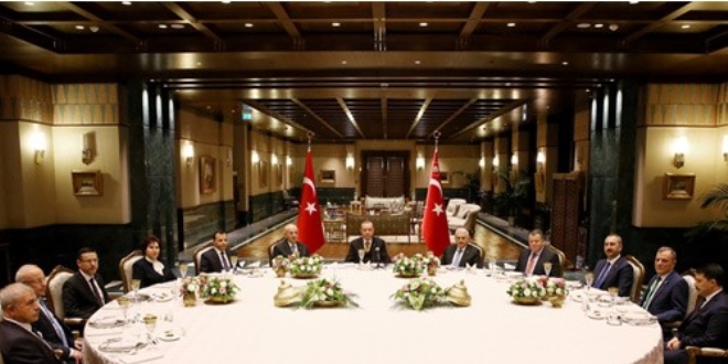 Erdoğan yargı organlarının temsilcileriyle buluştu