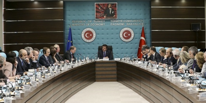 Zeybekci AB ülkelerinin büyükelçileriyle görüştü