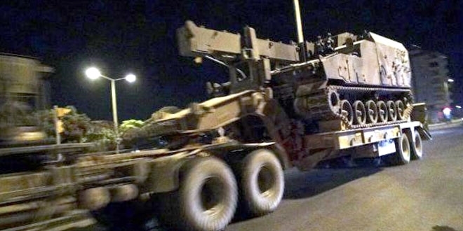 15 obüs yüklü tır ile 4 ZPT Kilis'e ulaştı