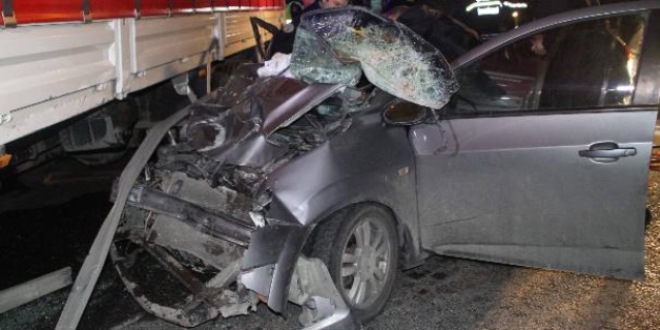 Tekirdağ'da katliam gibi kaza 1 ölü, 3 yaralı