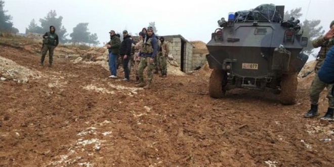 Burseya Dağı'nda gazetecilerin olduğu bölgeye taciz ateşi