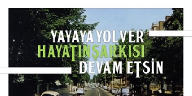 Jandarmadan yayalara 'Beatles'lı saygı mesajı