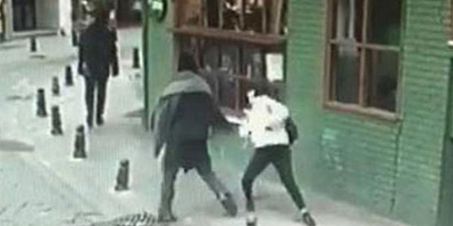 Genç kıza yumrukla saldıran zanlı tutuklandı