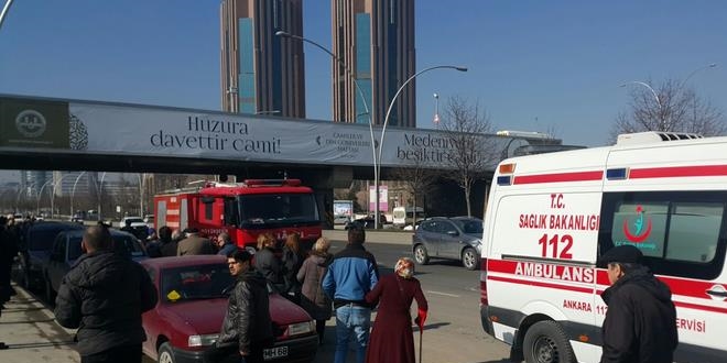 Ankara'da üniversite öğrencisi metro raylarına düştü