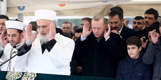 Erdoğan, Bekir Sıtkı Albayrak'ın cenaze törenine katıldı