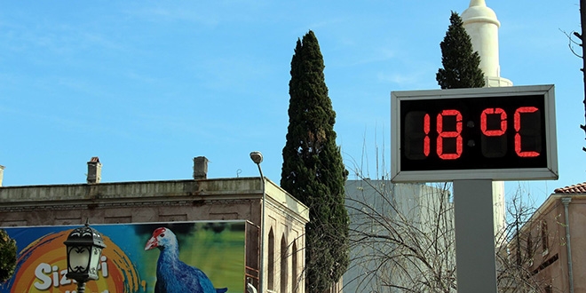 Samsun'da termometreler 18 dereceyi gsterdi