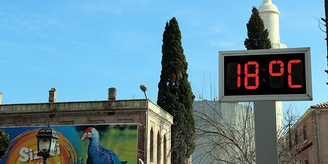 Samsun'da termometreler 18 dereceyi gösterdi