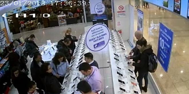 Gürcistan'dan gelip, Ankara'daki AVM'lere dadandılar